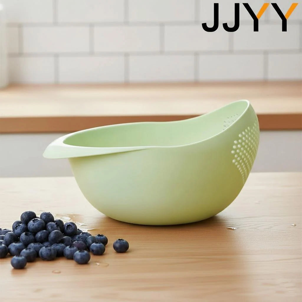 Kitchen Sink Drainer Plastic Colander with Handle