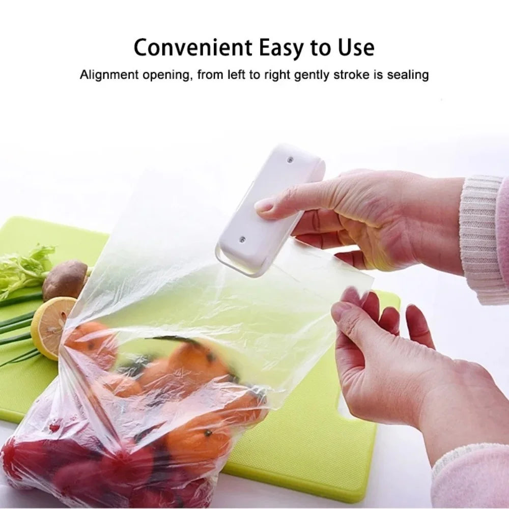 Kitchen Handheld Snack Sealer Snack Bag Clips