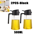 2in1 500ml Plastic Kitchen Oil Sprayer Spray Oil