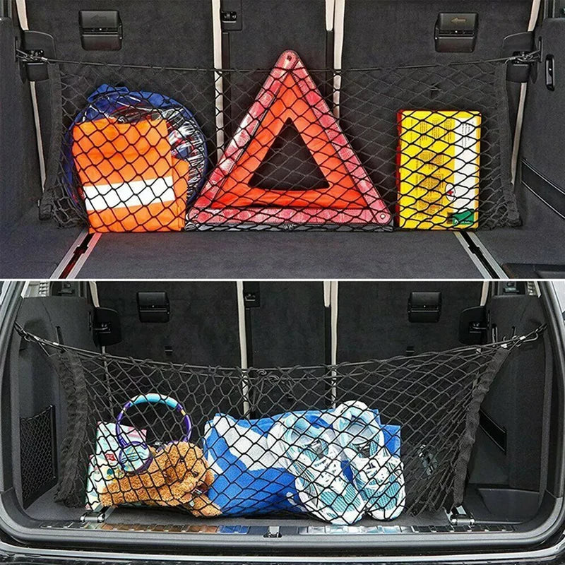 Car Rear Trunk Net Mesh Elastic Nylon Back Cargo