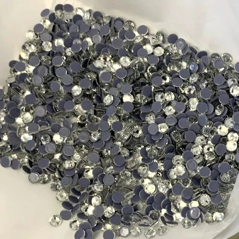 Crystal Clear AB Hotfix Rhinestones Glass Strass