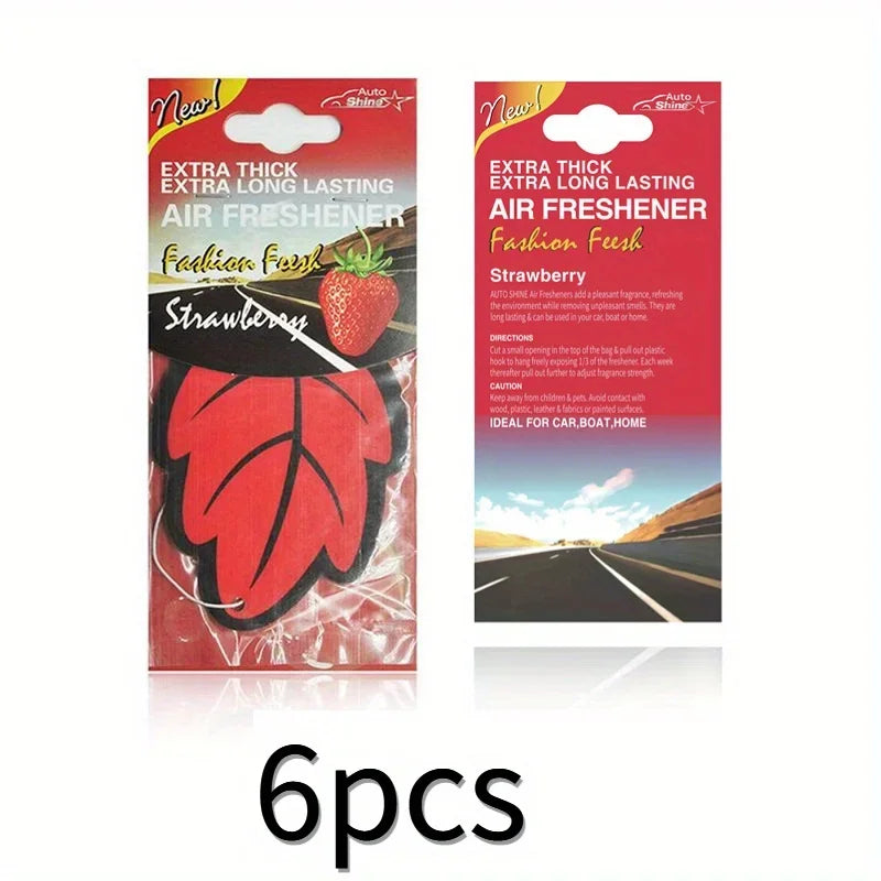 Car Air Freshener Natural Scented Tea Paper