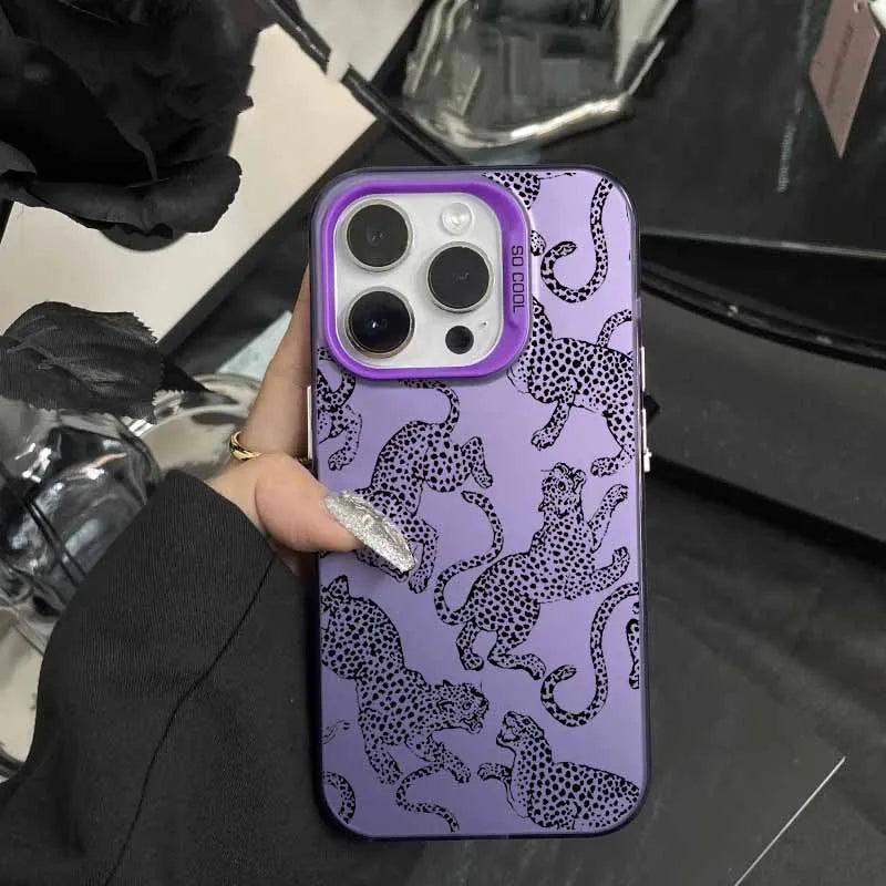 Cool Black And Pink Leopard Print Case For Honor
