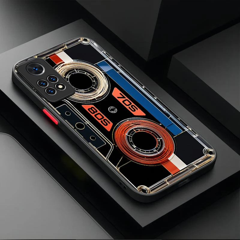 Lucky Tape Pattern Matte Hard Case For Xiaomi