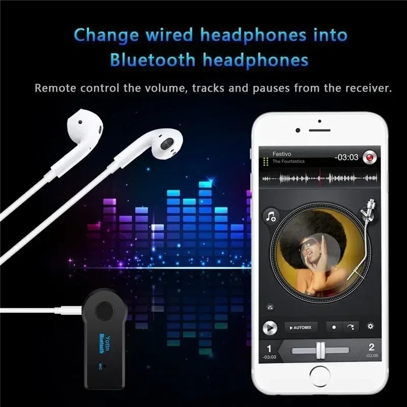 Bluetooth sans fil AUX voiture Bluetooth 5.0
