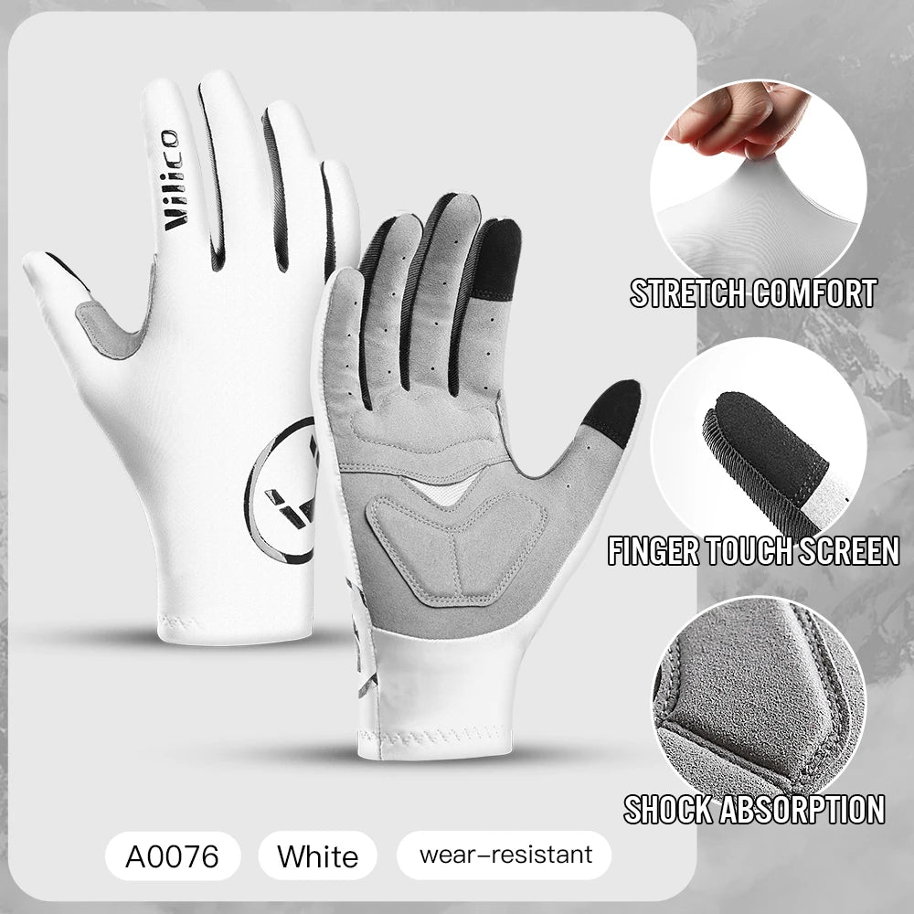 Touch screen long all finger gel sports bicycle