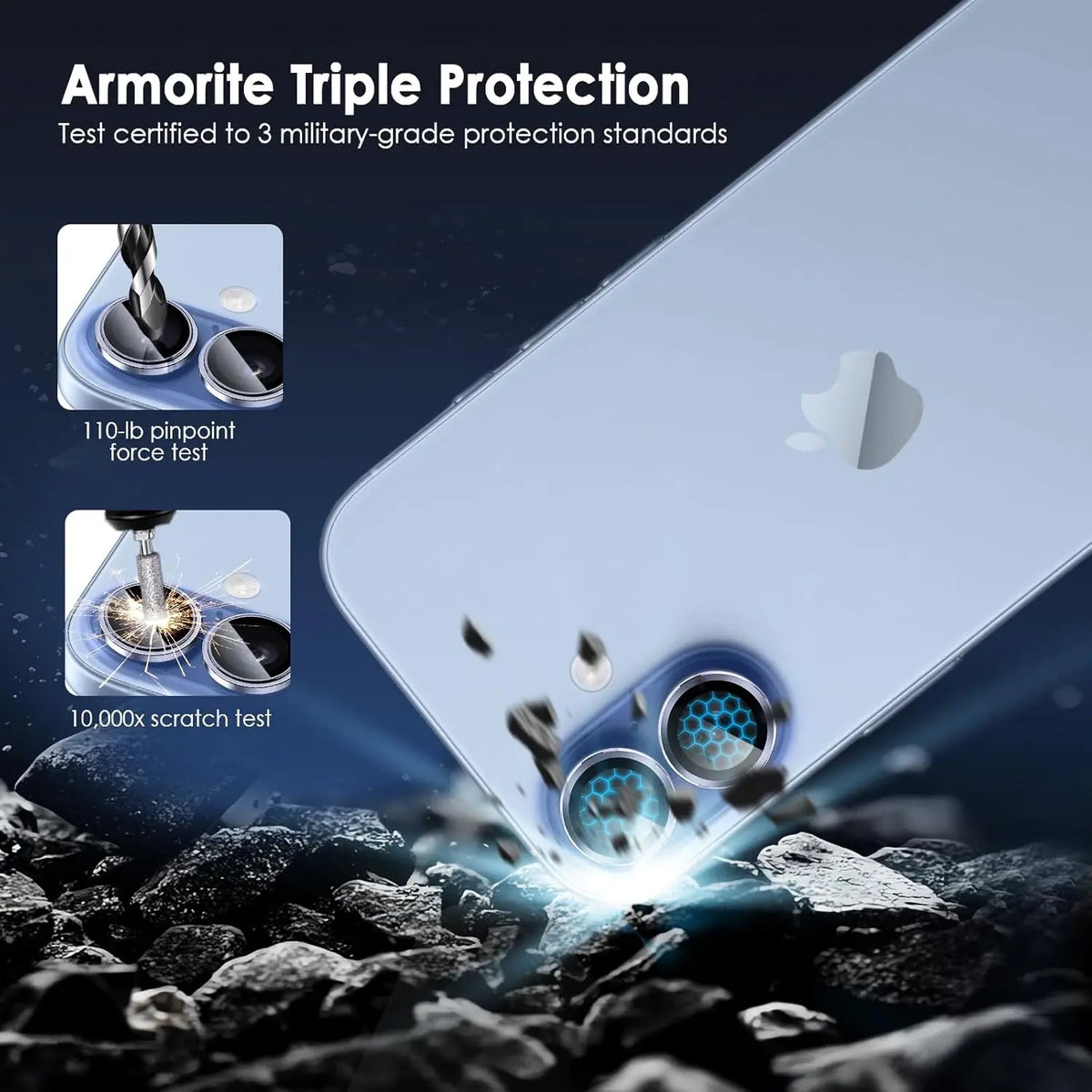 Aluminium Alloy Protector for iPhone 17 Camera