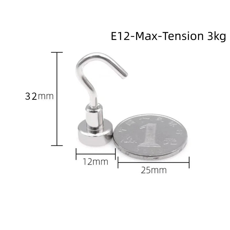 Strong Magnet Hooks Multi - Purpose Storage