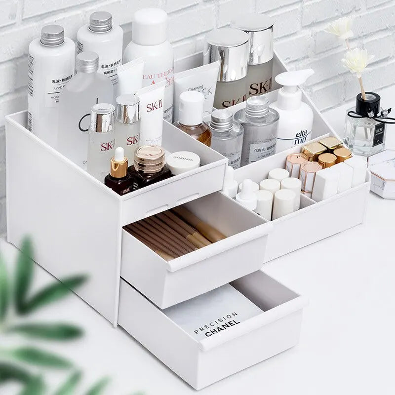 Boîte de rangement de maquillage à tiroirs