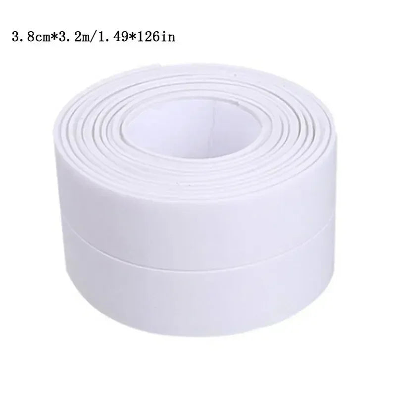Ruban d'étanchéité étanche en PVC de 1m/3.2m pour salle de bain