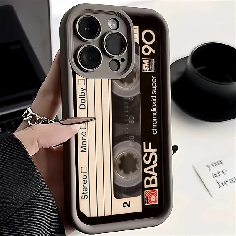 Lucky Tape Pattern Silicone Soft Phone Case