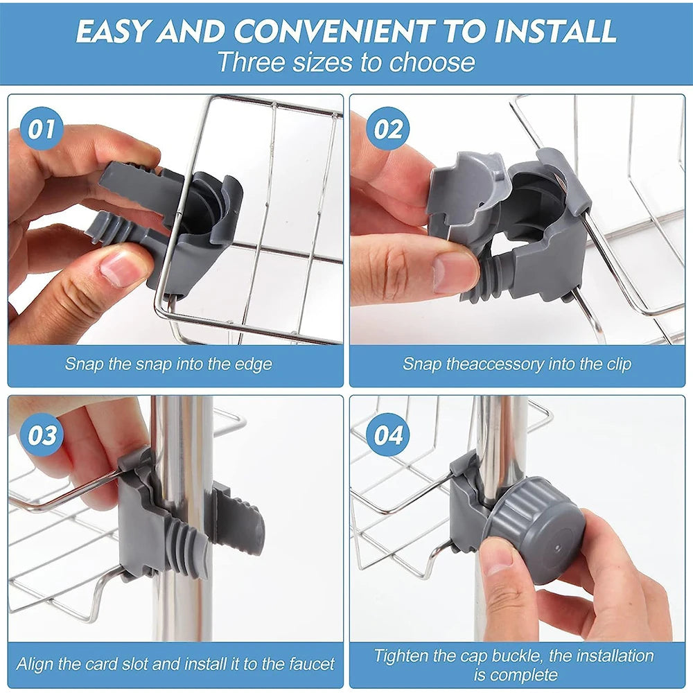 Kitchen Sink Drain Rack Sponge Storage Flexible