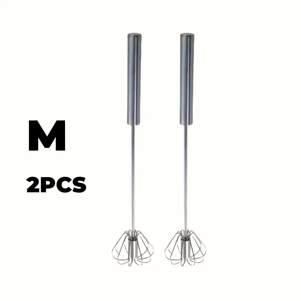 Stainless Steel Egg Beater Durable Semi - Automatic