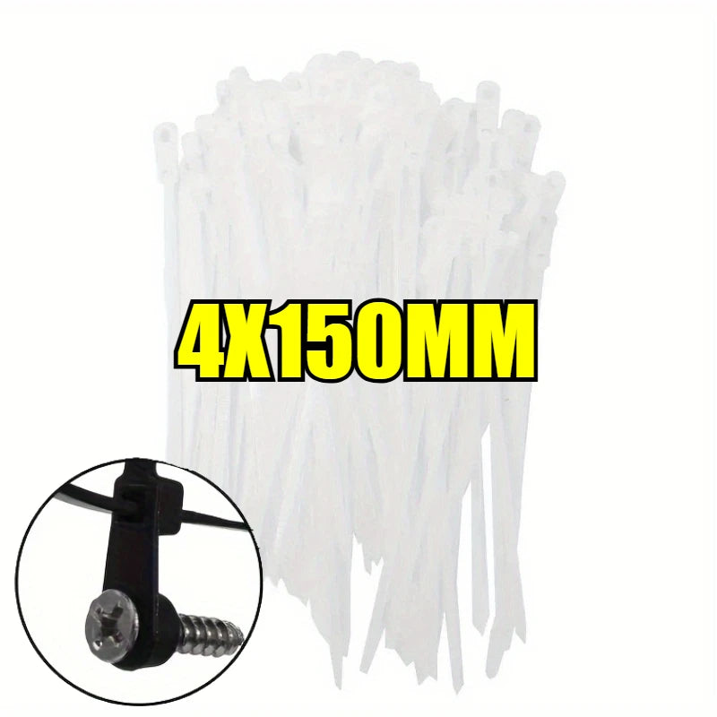 Nylon Cable Ties with Mounting Screw Hole