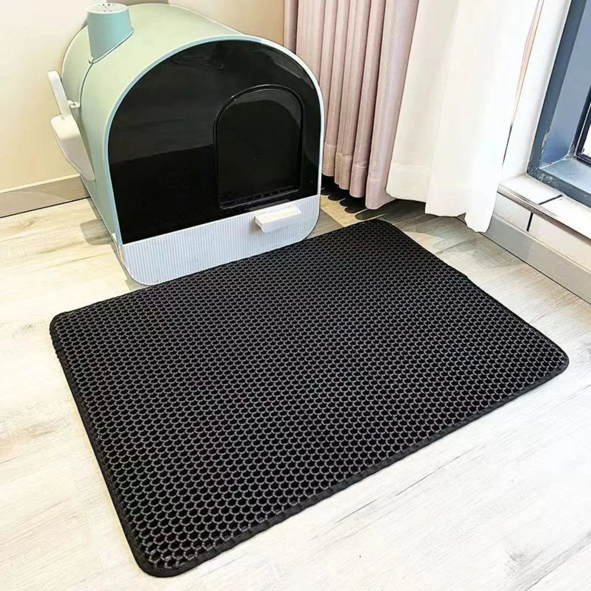 Cat Litter Mat Heavy Duty Waterproof 2 Layer Non