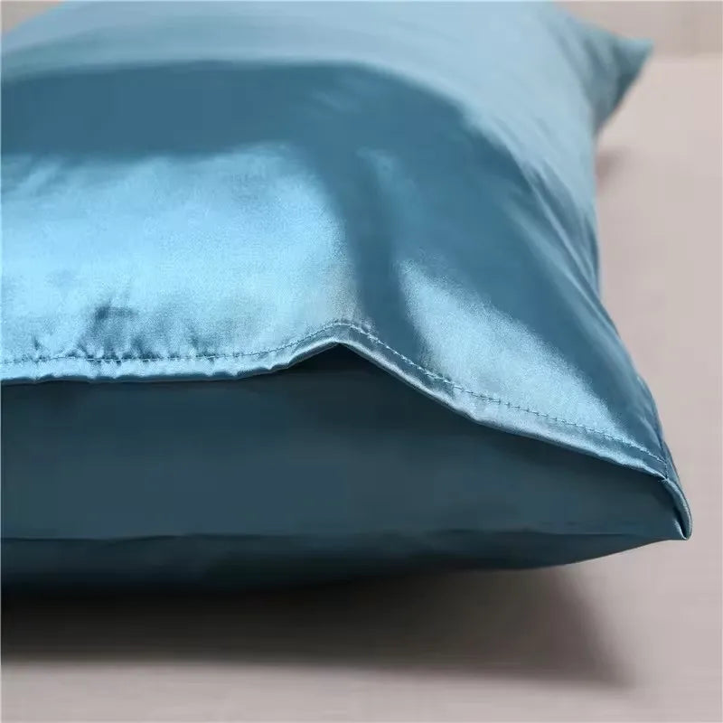 Pillowcase Silk Pillow Cover Silky Satin Hair