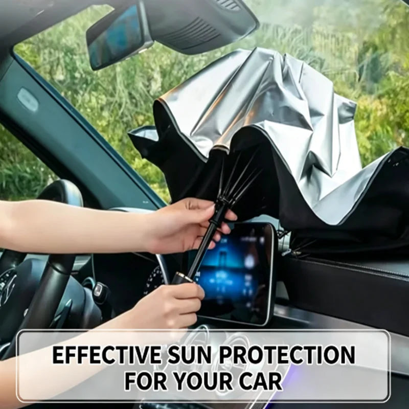 Car Windshield Sun Shade Umbrella Foldable