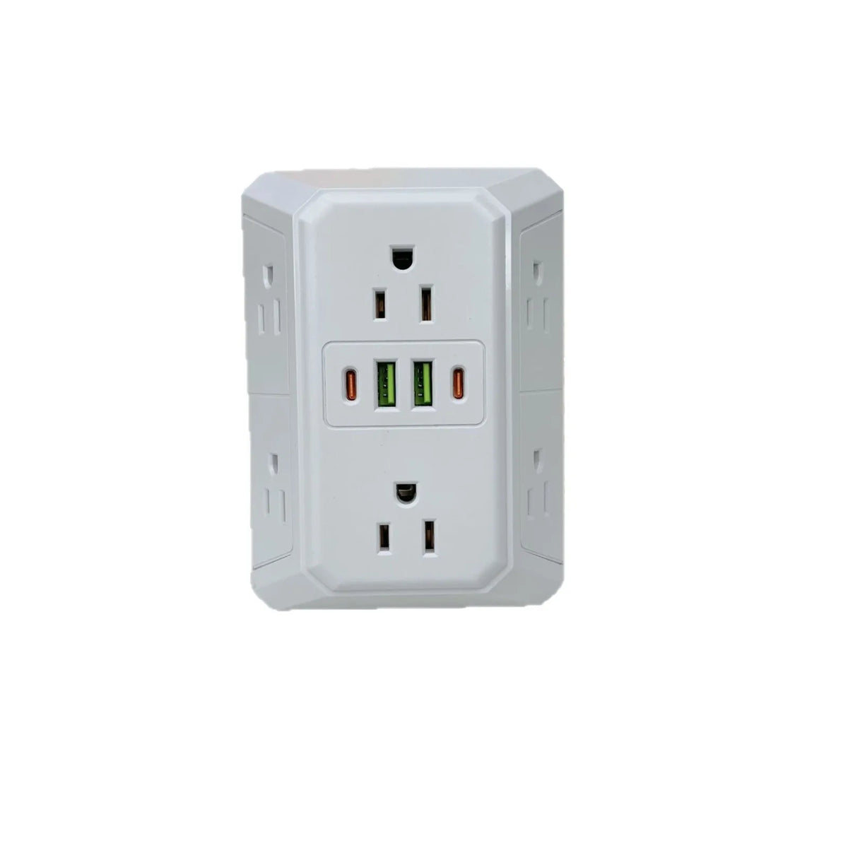 US Multi Socket Wall Socket with 6 AC Outlets 4