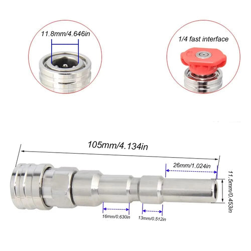 Adapter for Nilfisk KEW ALTO WAP CALM, 1/4" Quick