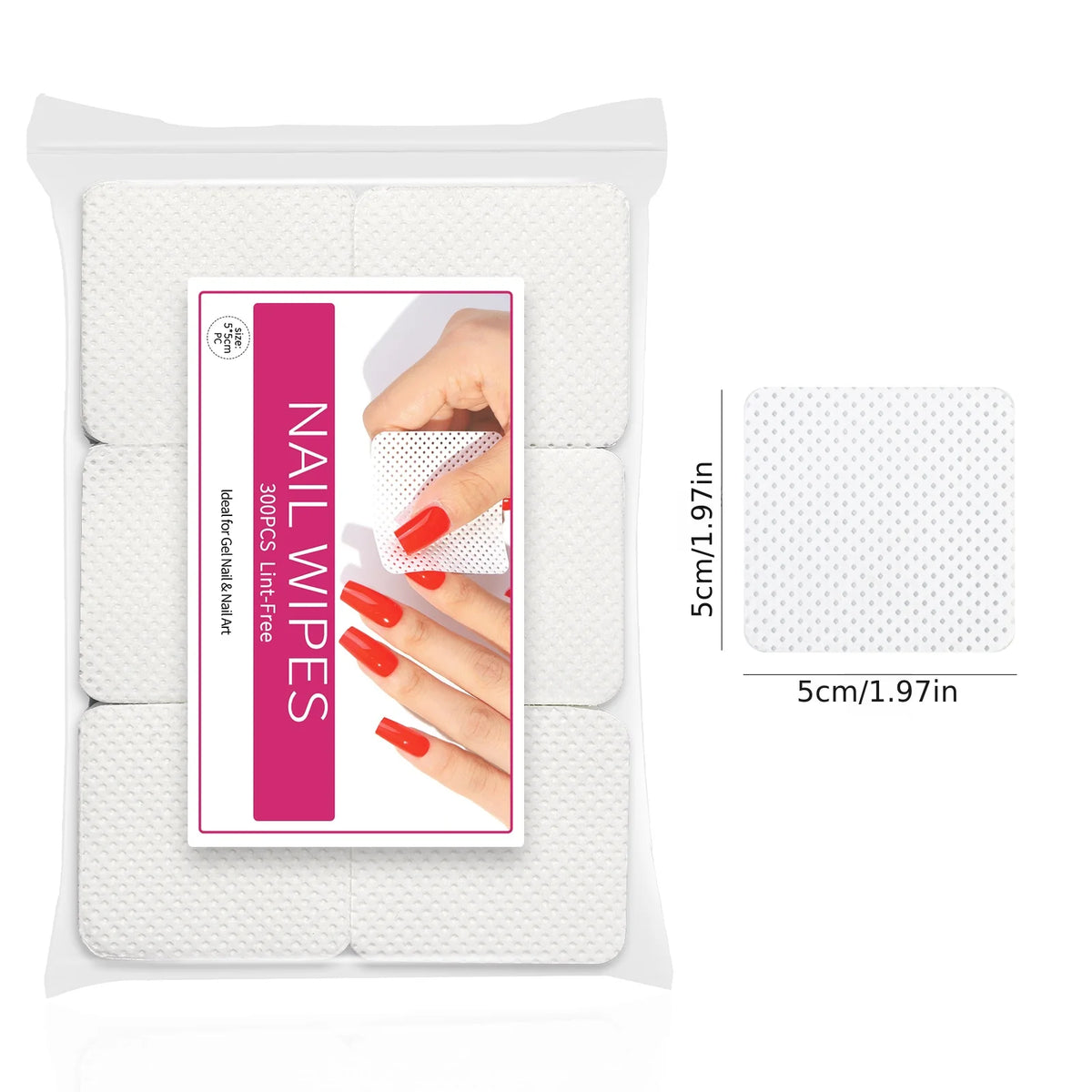 Nail Polish Remover Wipes Nail Cleaning Pads