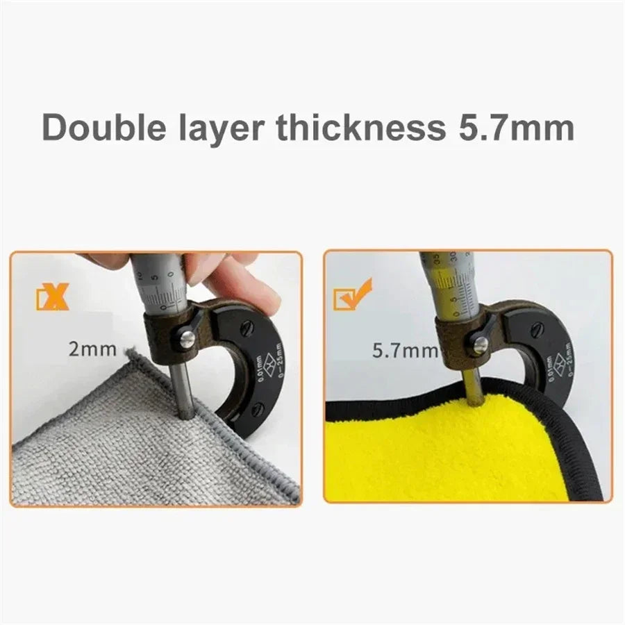 Microfiber Cleaning Towel Thickened