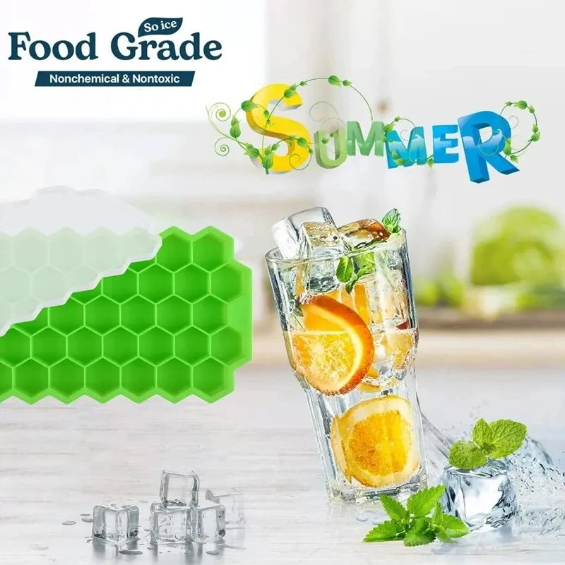 Honeycomb 37 Lattice Ice Cube Tray Maker