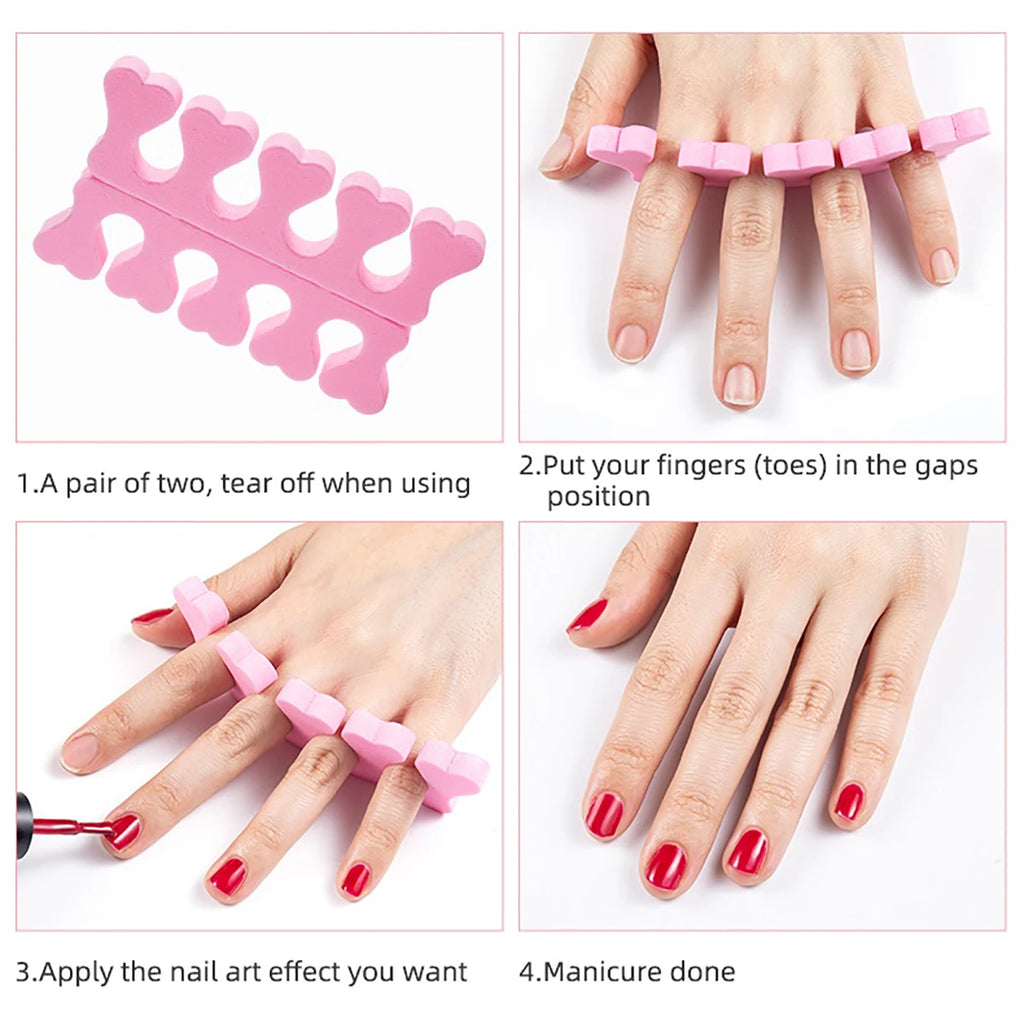 Soft Toe Separators for Nail Care