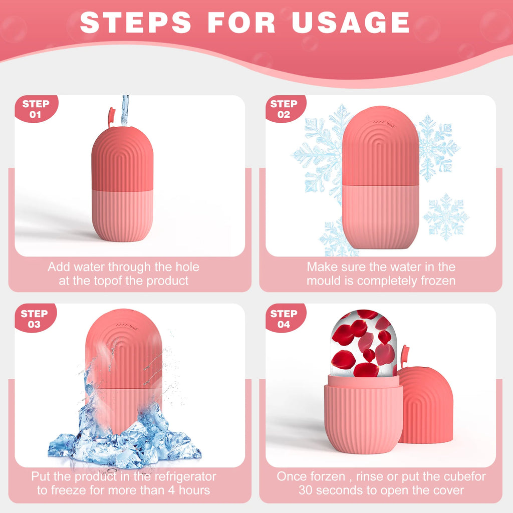 Silicone Face Ice Cube Mold for Beauty