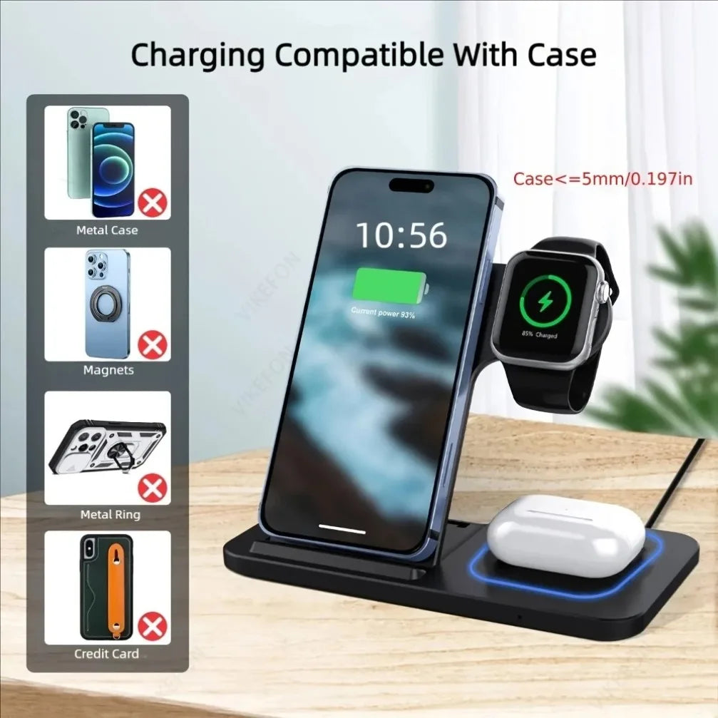 3 - in - 1 30W Foldable Wireless Charger