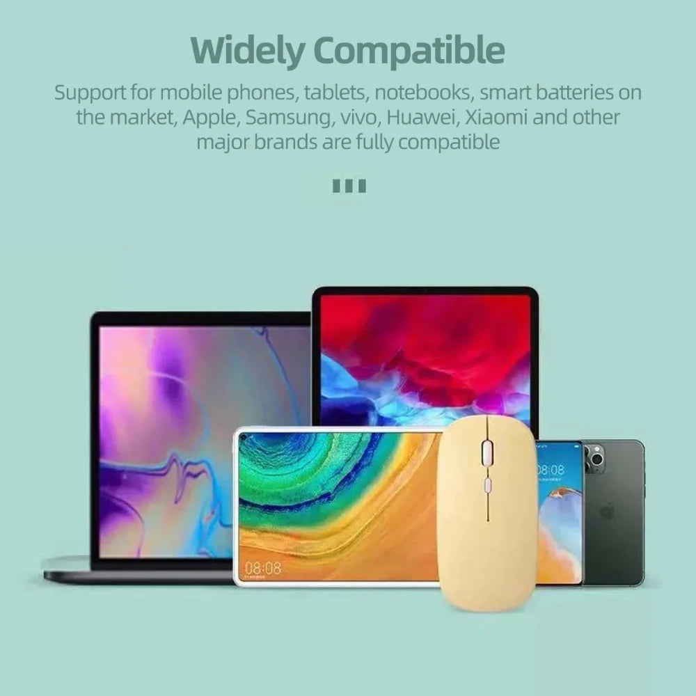 Wireless Bluetooth Mouse Gamer For MacBook iPad