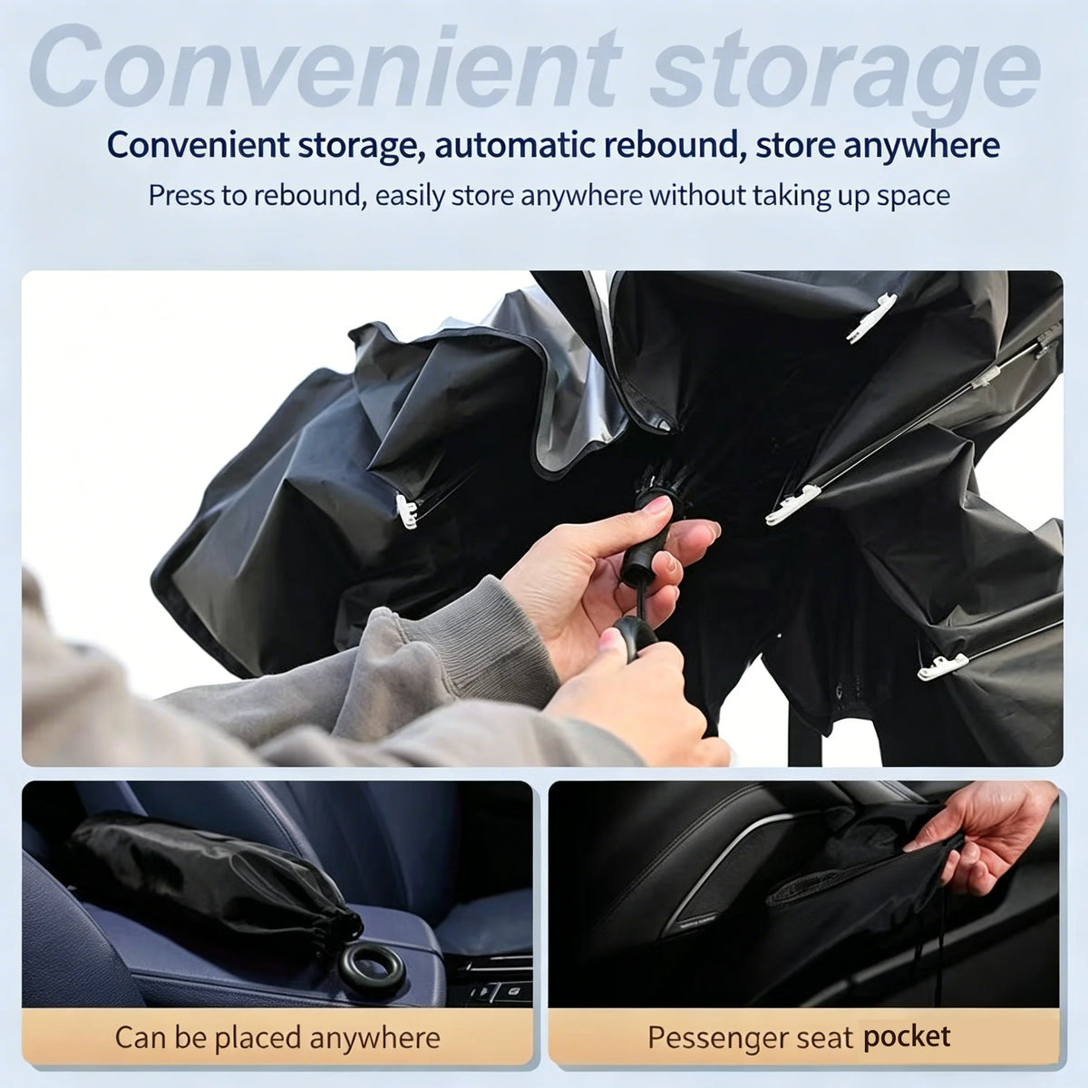 Car Windshield Sun Shade Umbrella Foldable