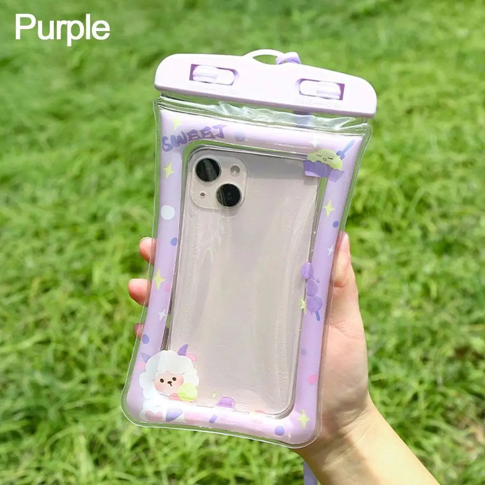 Waterproof Cartoon Phone Pouch Drift Diving