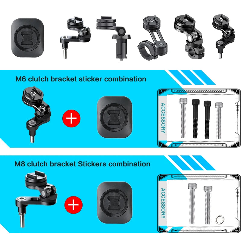 Phone Mount for Motorcycle Cell IPhone Holder