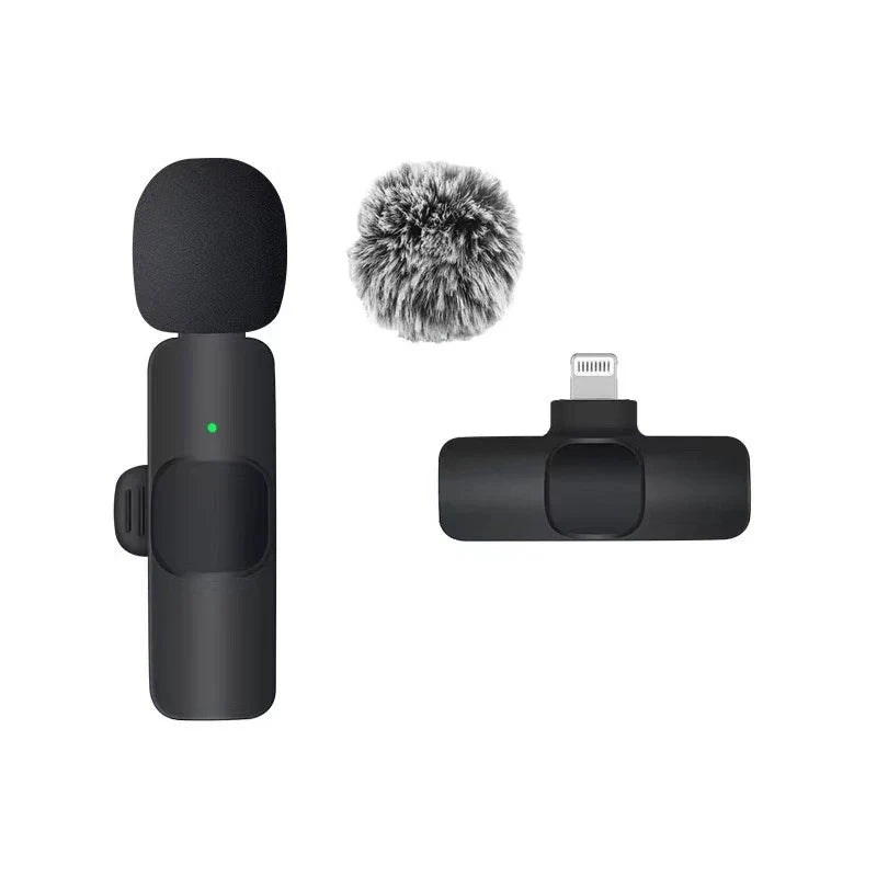 Basix Wireless Lavalier Microphone Audio Recording Mini