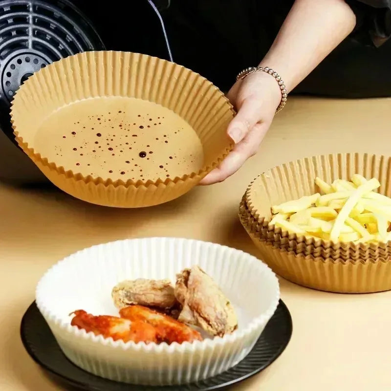 Papier sulfurisé antiadhésif pour friteuse à air chaud