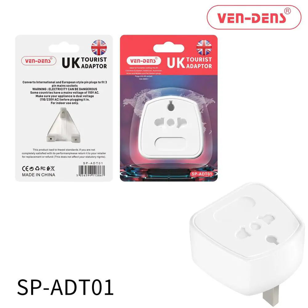 UK Tourist Adaptor (SP-ADT01)