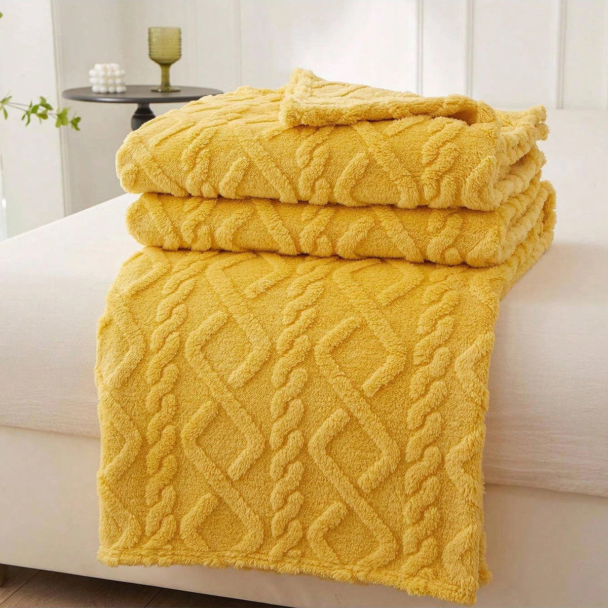 Single - Layer Coral Fleece Blanket