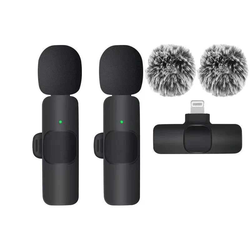 Basix Wireless Lavalier Microphone Audio Recording Mini
