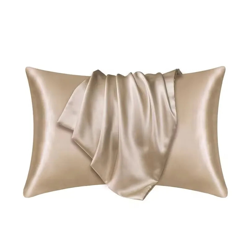 Pillowcase Silk Pillow Cover Silky Satin Hair
