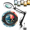 72 LED 8X/10X Nouvelle loupe éclairante USB 3