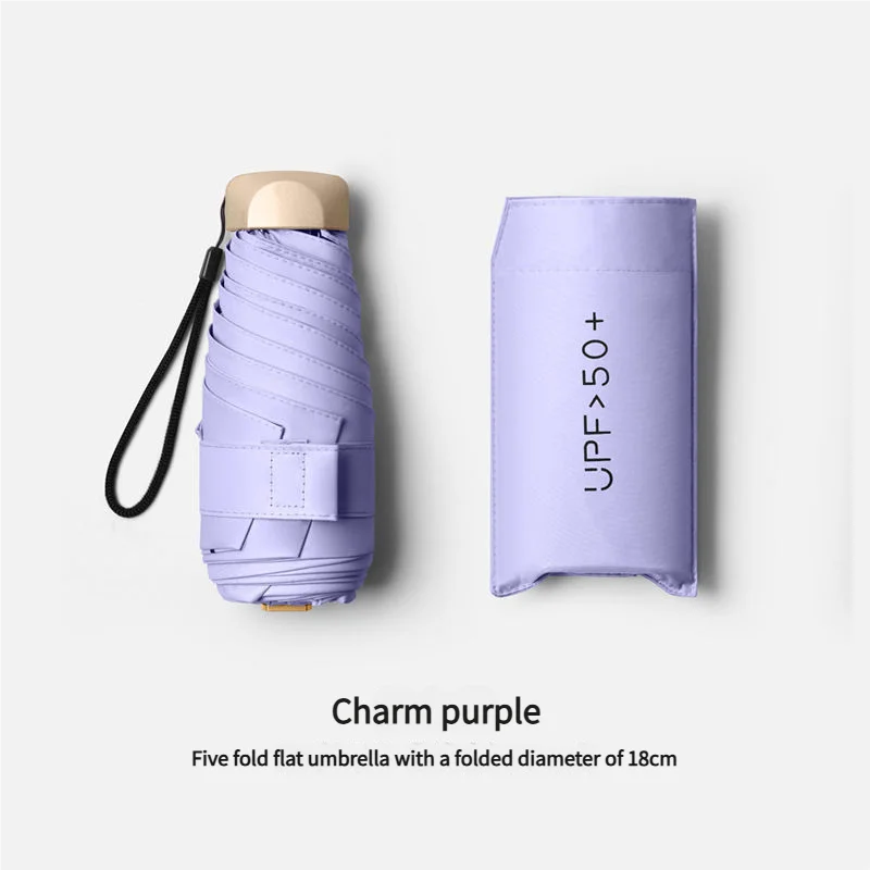 55% Off Mini Sun Umbrella Small Pocket Rain