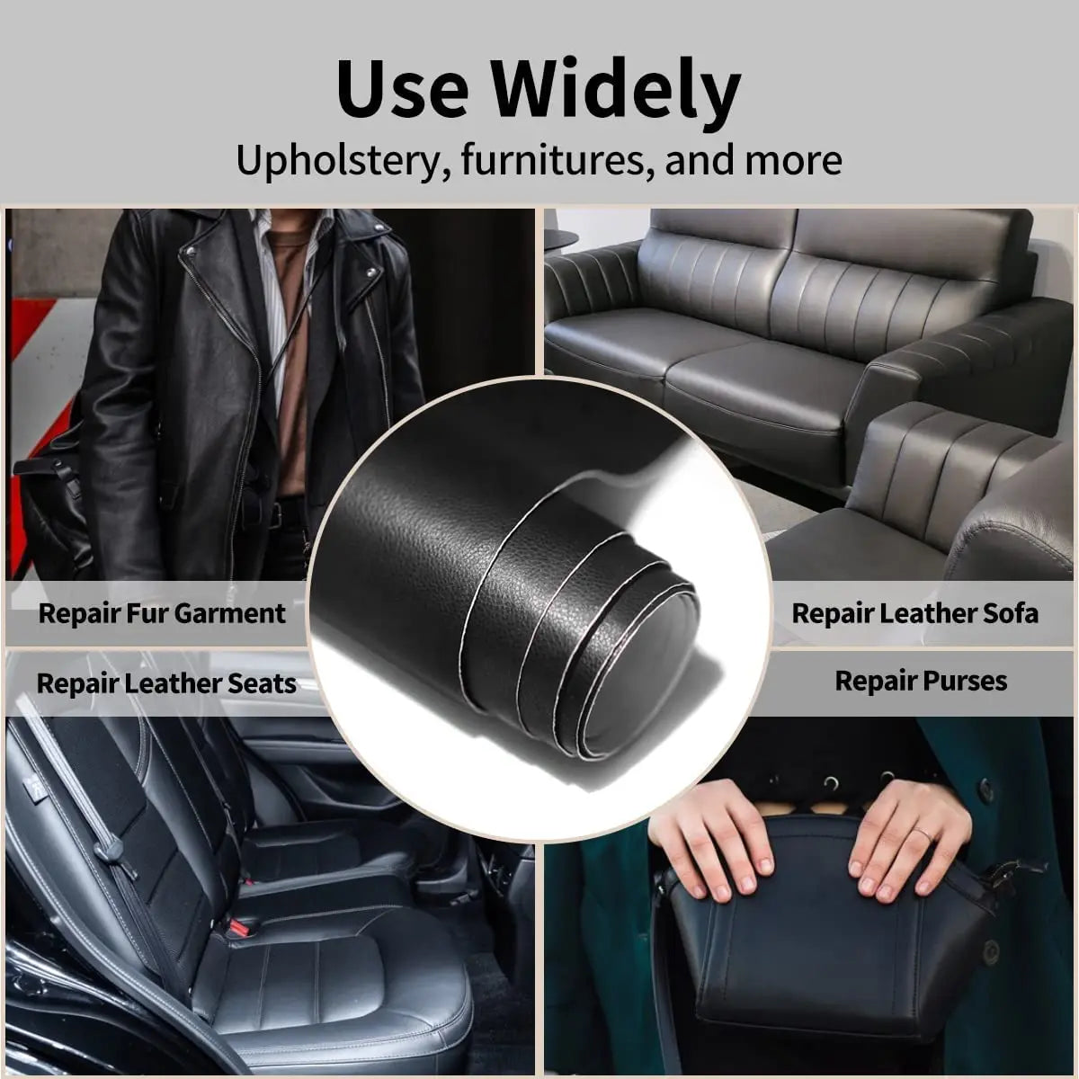 10 - 300cm Self Adhesive Leather Repair Patch Tape