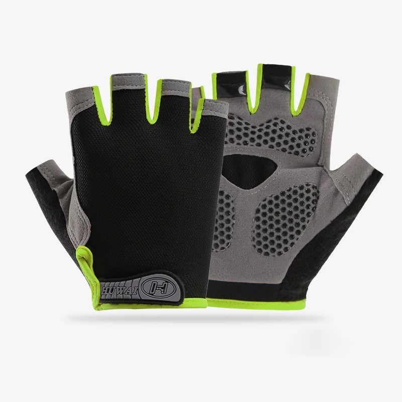 Men Cycling Bicycle Gloves Half Finger Gym Gloves