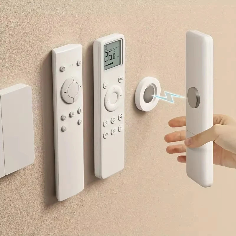 Support magnétique mural pour télécommande, sans perçage