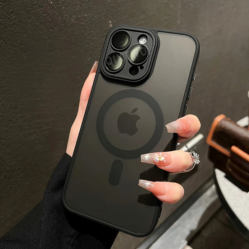 Luxury Matte Armor For Magsafe Magnetic Wireless