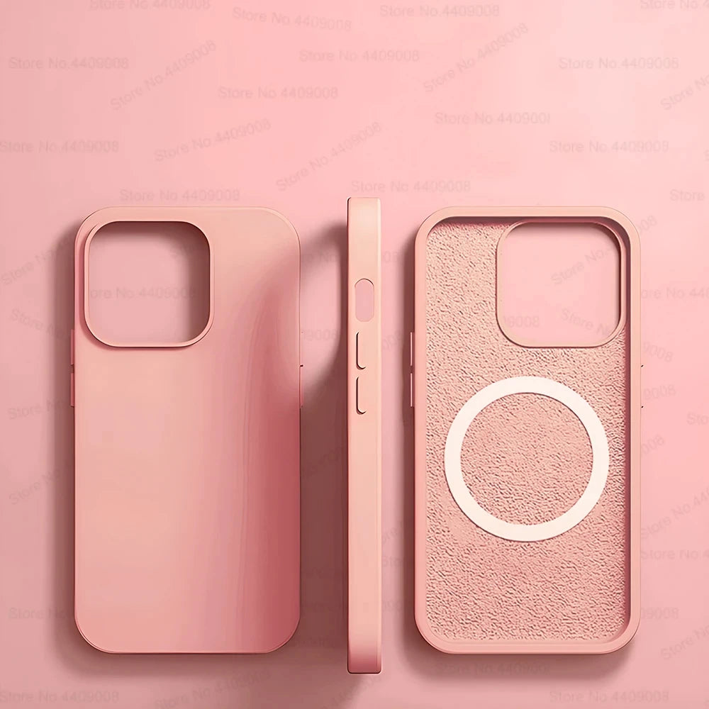 For Magsafe Original Magnetic Cases For iPhone 15