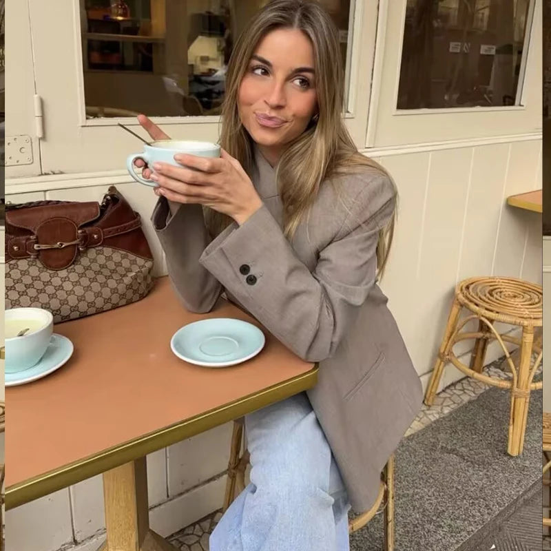 Women's Autumn Blazers Blouse 2026 New Fashion Young