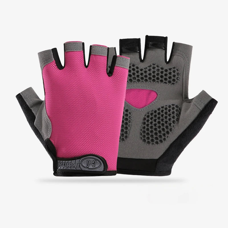 Men Cycling Bicycle Gloves Half Finger Gym Gloves