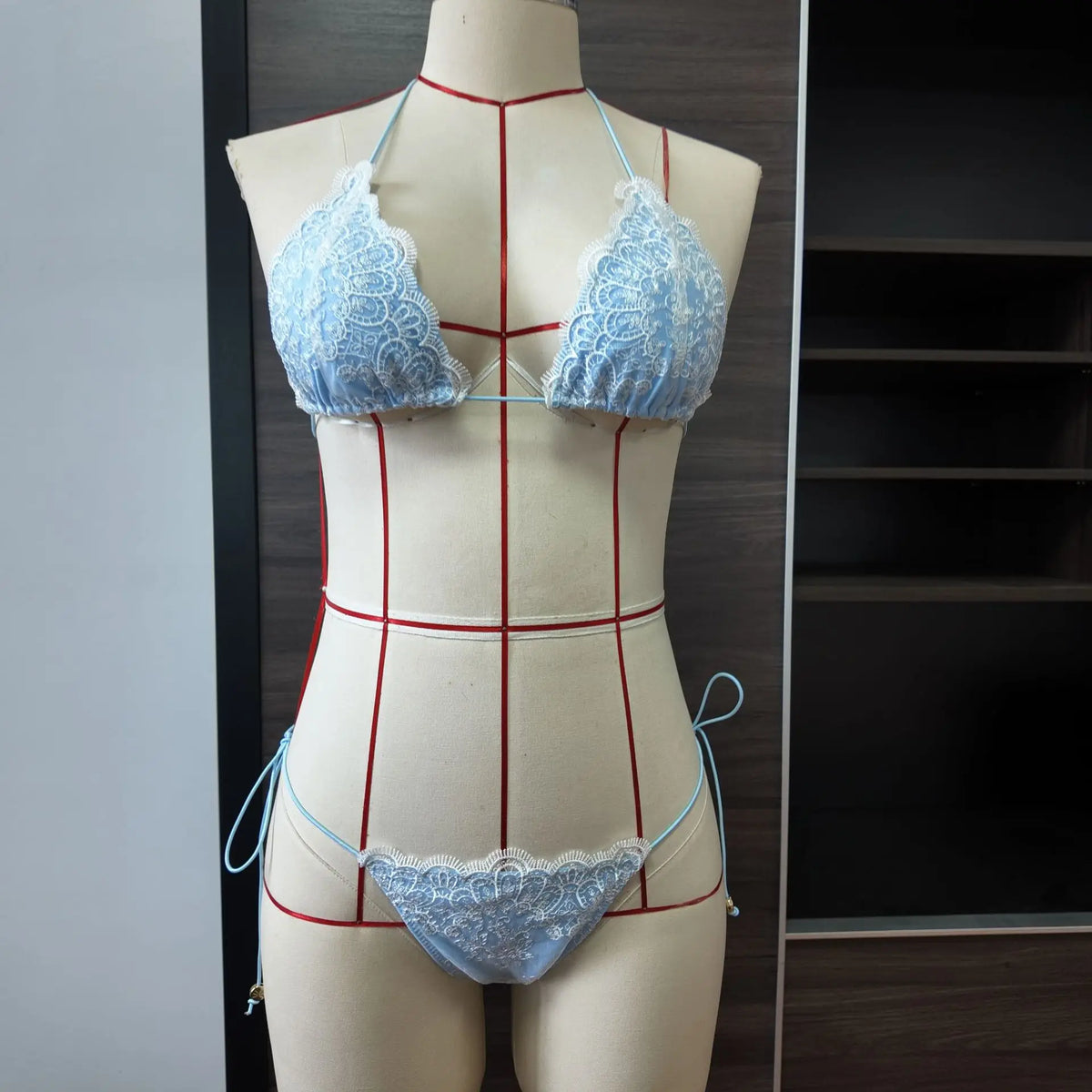 New Sexy Bikini Women Print Bikini Set Halter
