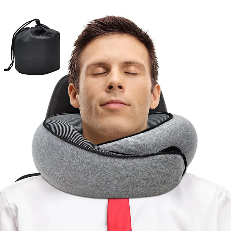 Travel Neck Pillow Memory Foam U - shaped Pillow